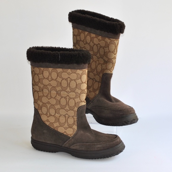 Size 6.5B Coach Women Winter Boot - Picture 1 of 8